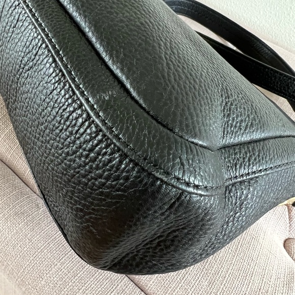 Authentic Michael Kors Crossbody Shoulder Leather Bag Black - Picture 11 of 13